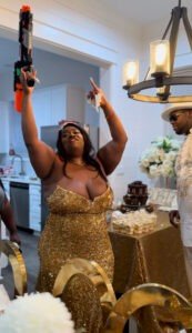 Birthday celebration with hibachi catering and live entertainment in Florida