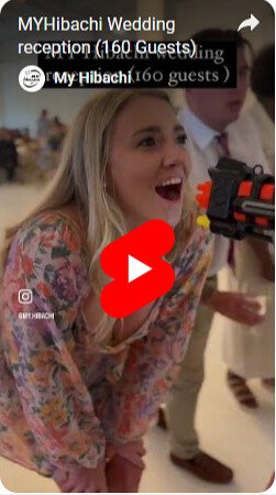 Youtube Short Wedding reception with MY Hibachi