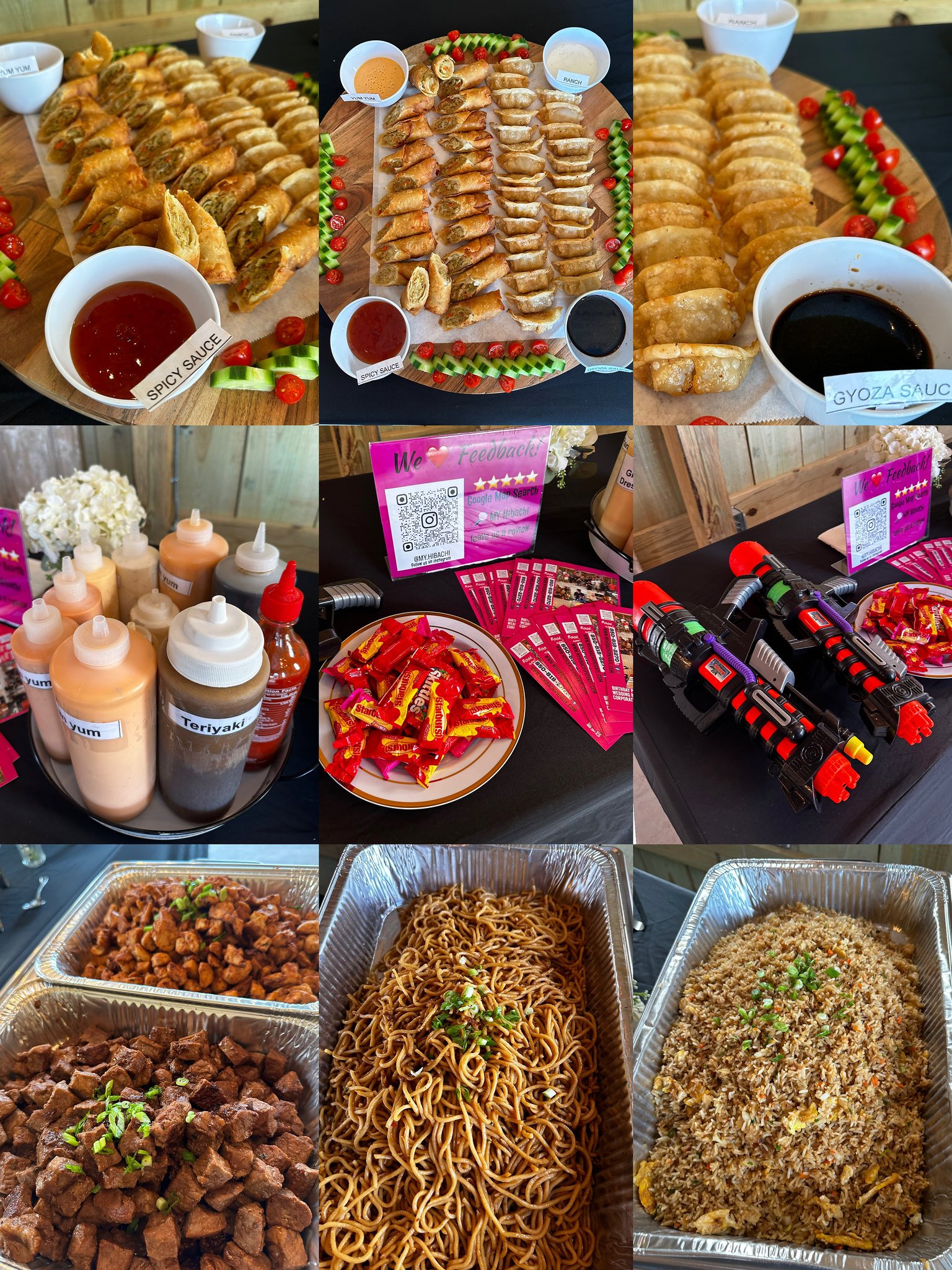 buffet menu pics
