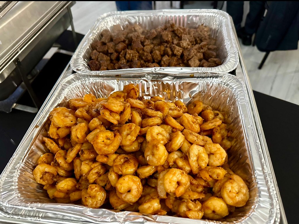 buffet steak and shrimp